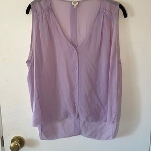 Wilfred silk lavender blouse